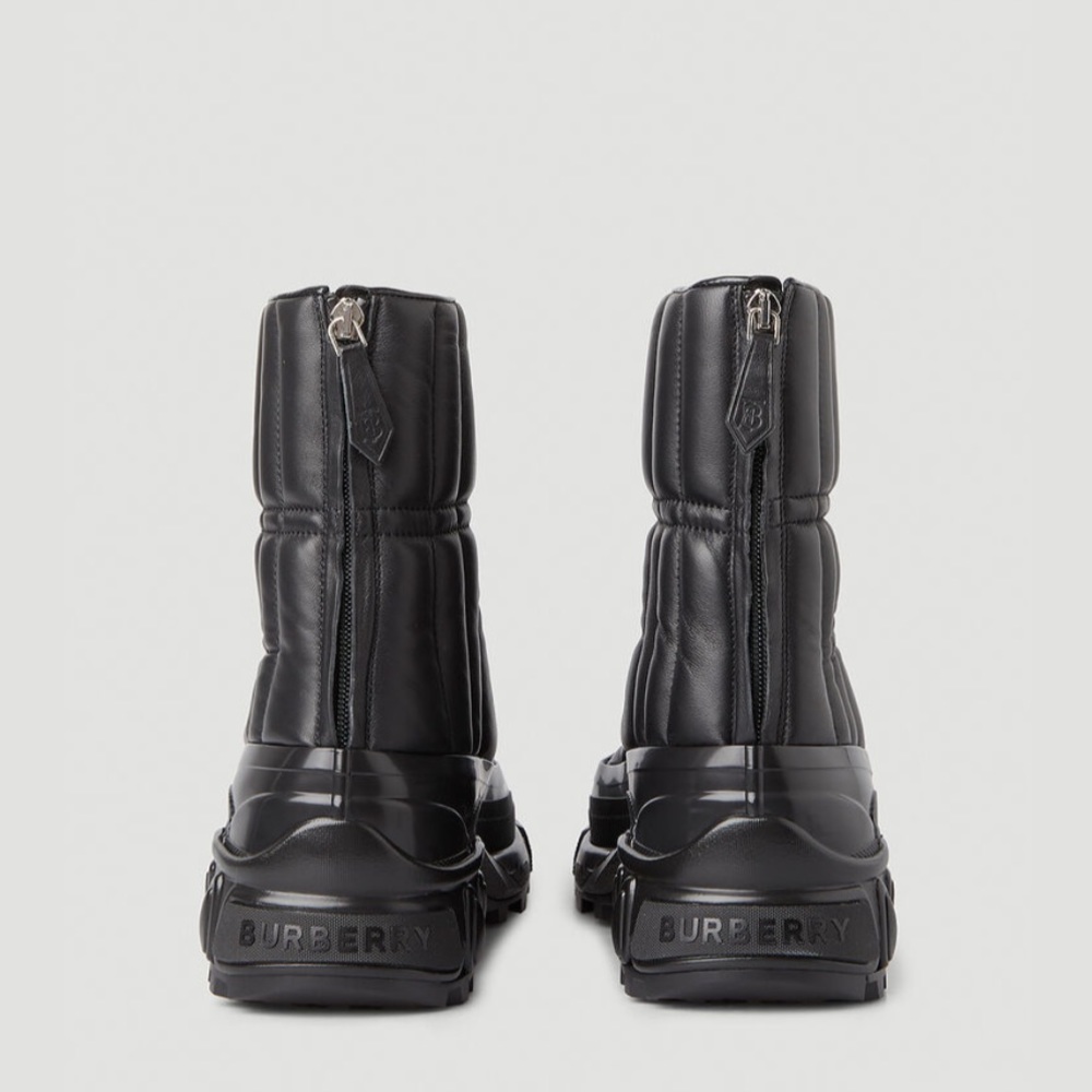 BURBERRY Arthur Quilted Ankle Boots - Picture 3 of 10